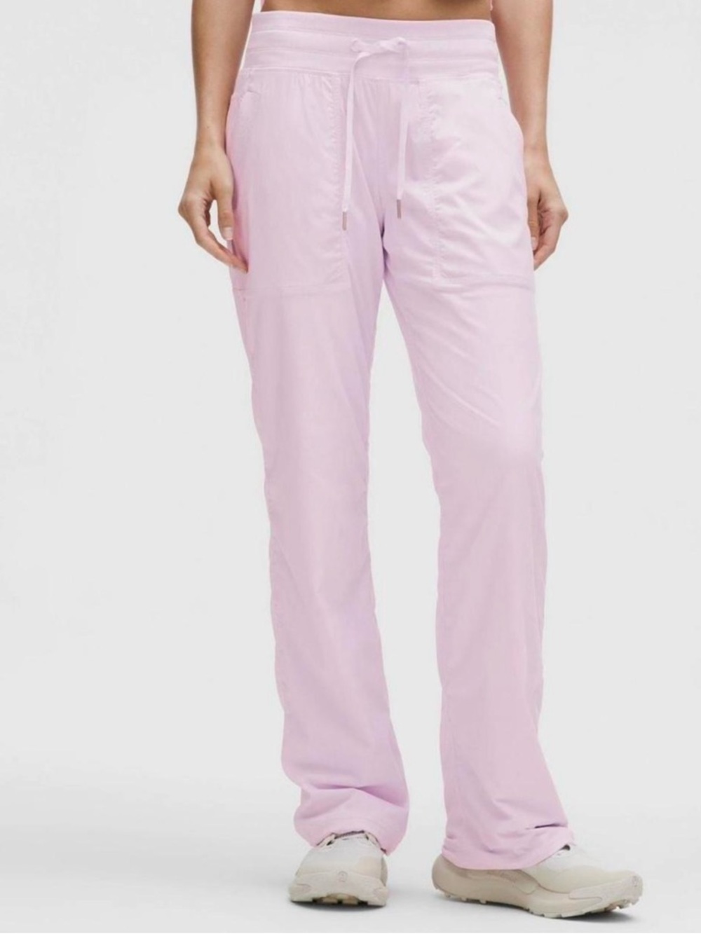lululemon athletica Light Pink Straight-Leg Drawstring Pants